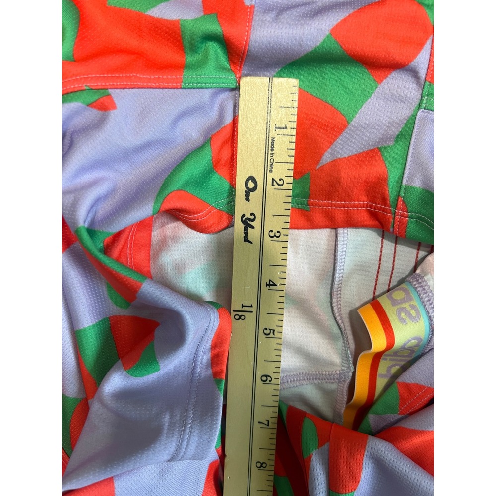 Adidas x The FARM Company Pacer Training Shorts Purple Tropical HS1198 Womens L - Picture 12 of 13